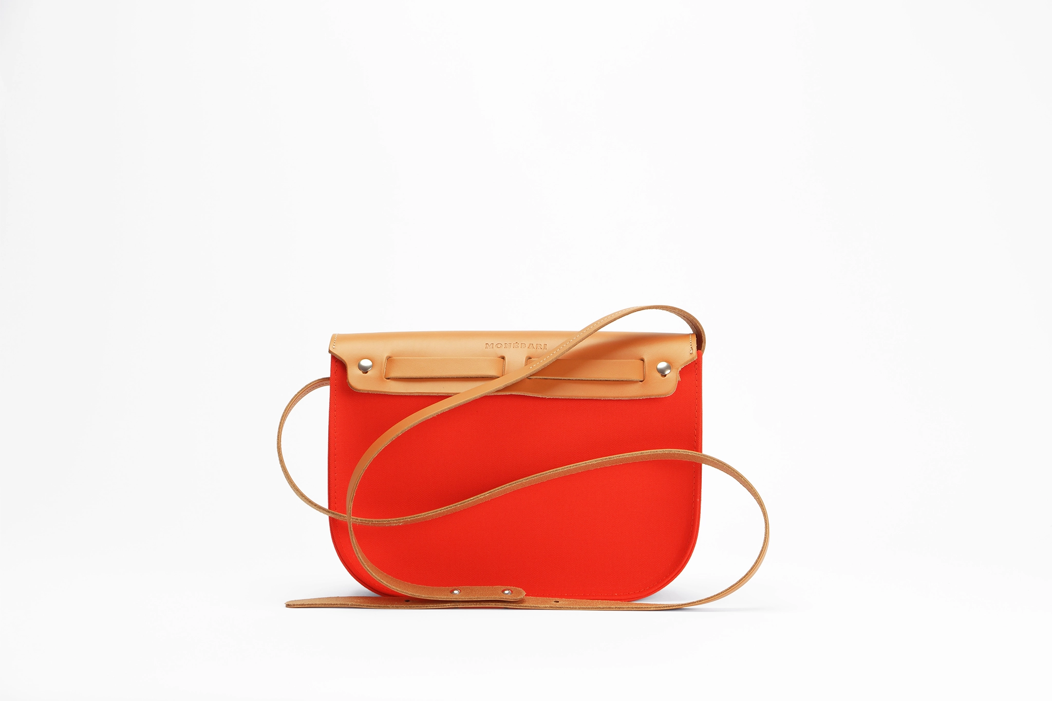 vue dos sac à bandoulière orange