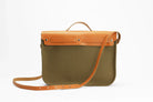dos sac porte-documents kaki