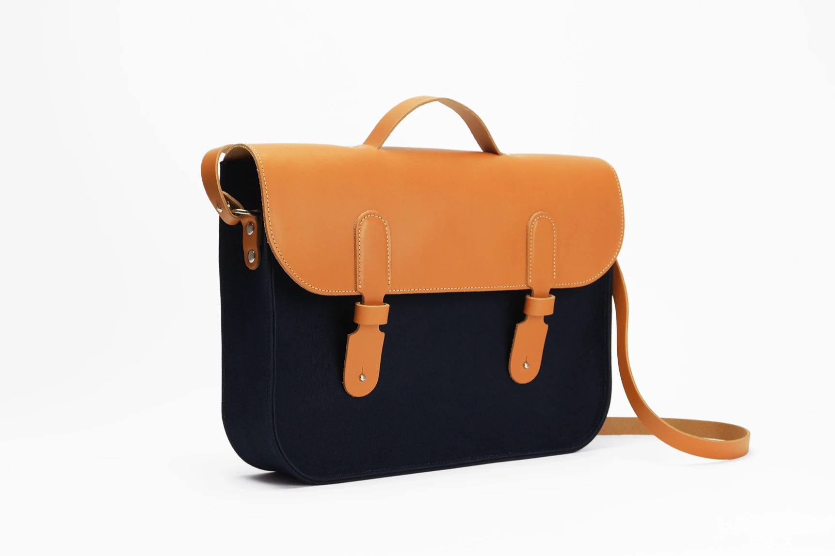 cartable bleu marine monébari