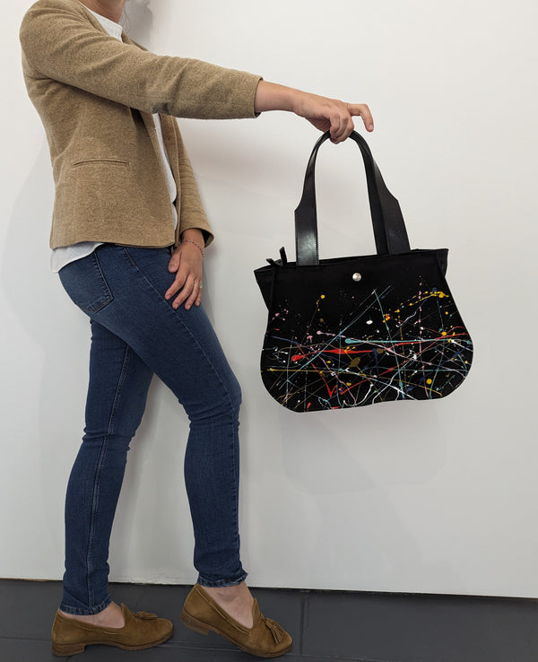 The tote bag - black &amp; dripping edition 