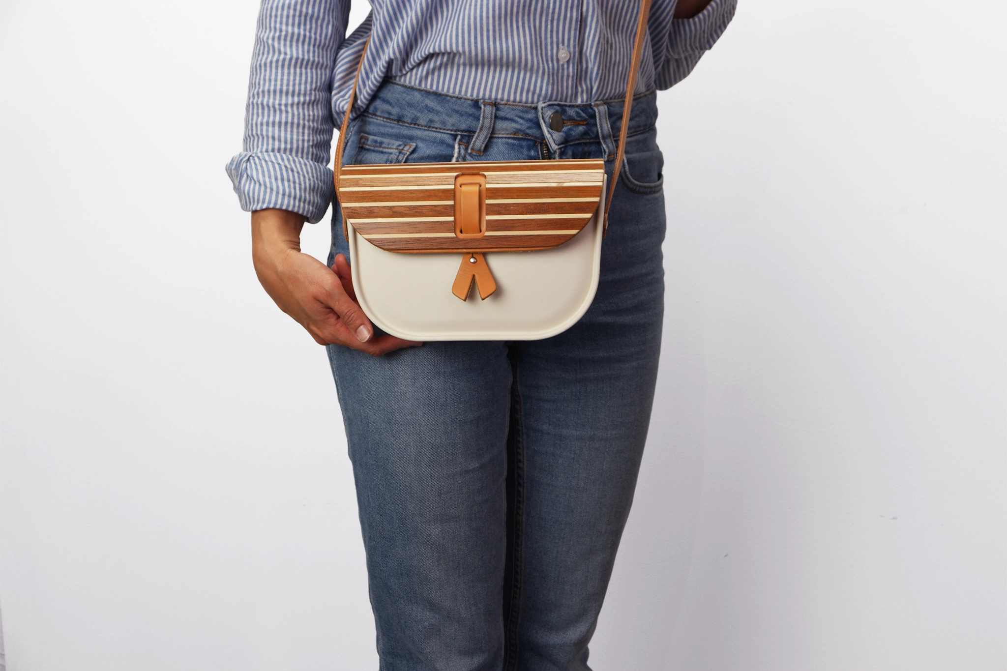 Sac en bois acajou pont de bateau