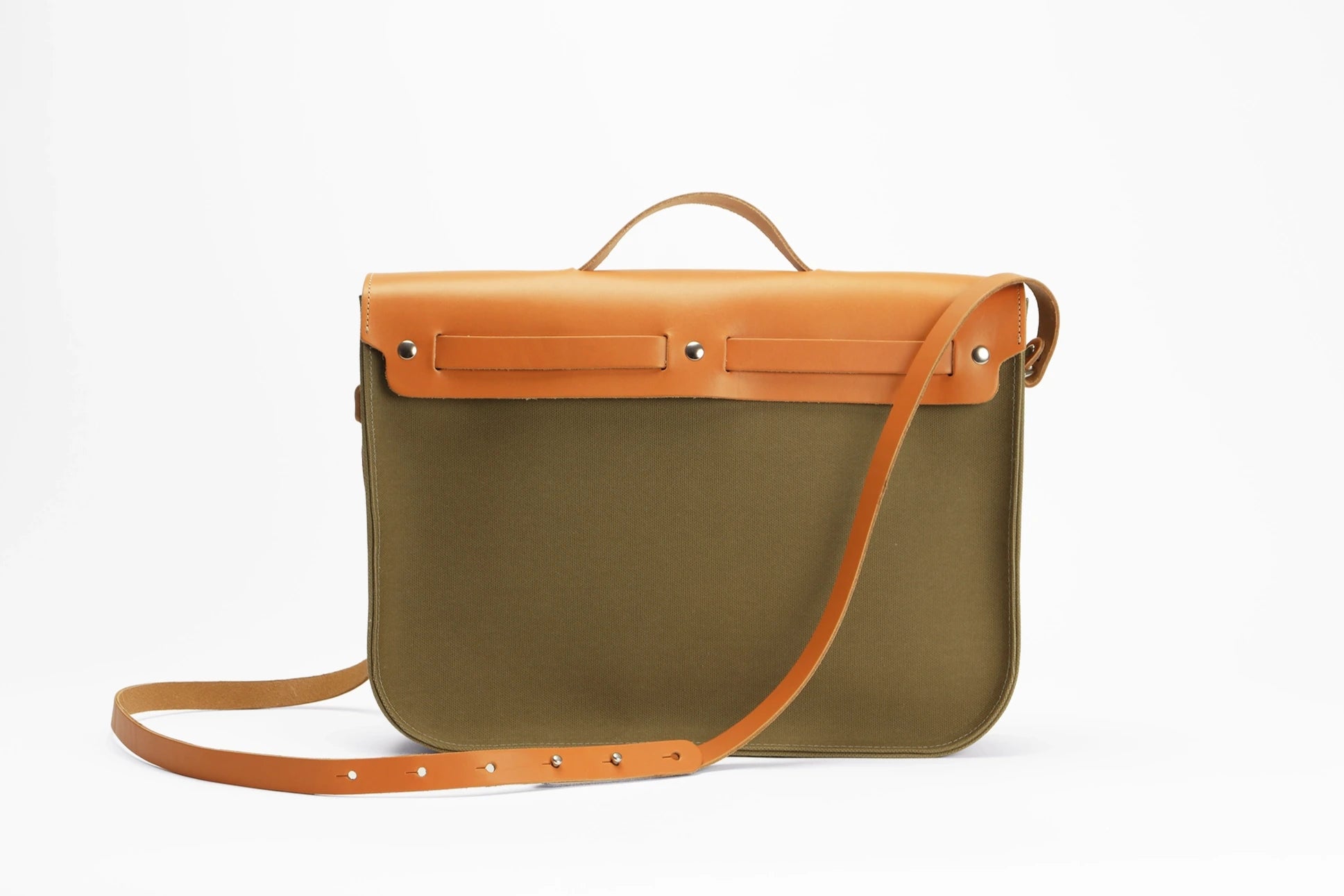 dos sac porte-documents kaki 