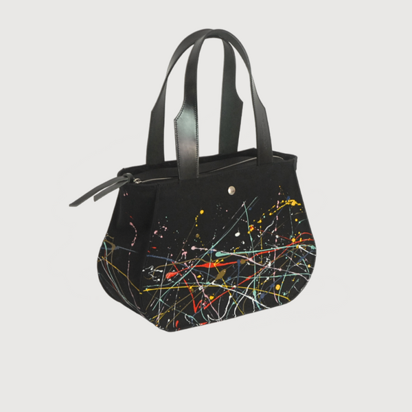 The tote bag - black &amp; dripping edition 