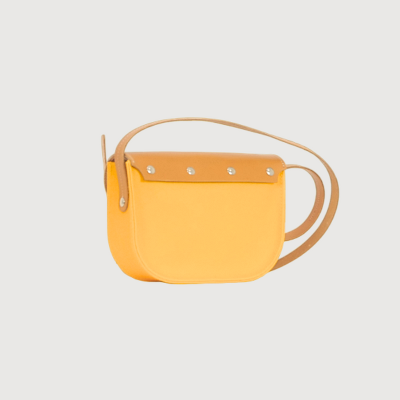 Le sac à bandoulière - petit format - jaune – Monébari - Les sacs made in  France